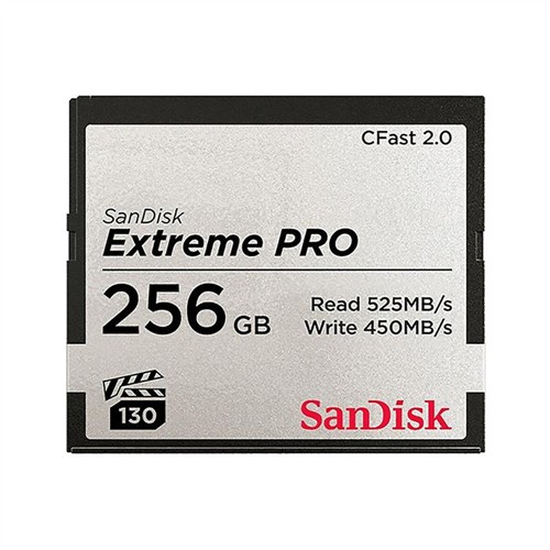 SanDisk CFast 2.0 Extreme Pro 256GB 525MB/s