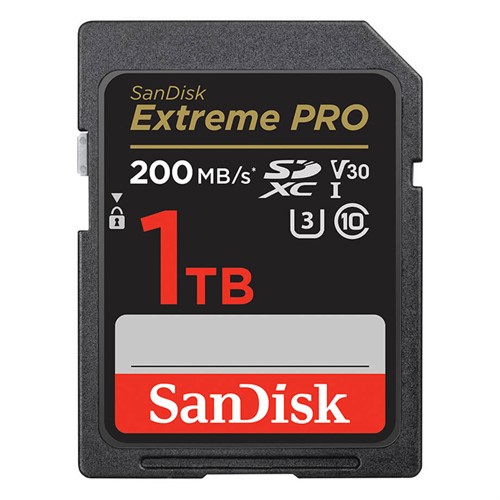 Sandisk SDXC Extreme Pro 1TB V30 200 Mb/s