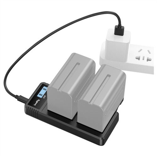 SmallRig Batteriladdare för NP-F batterier
