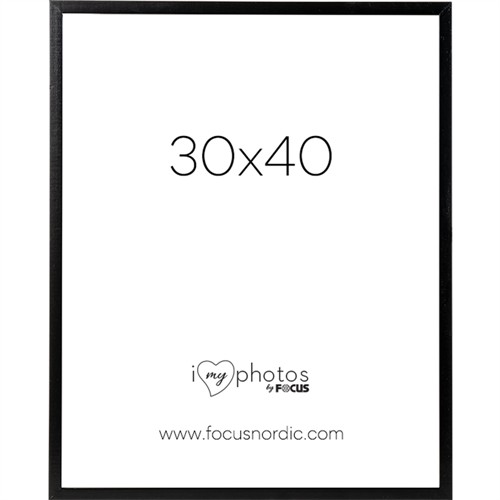 Focus Soul svart träram 30 x 40 cm