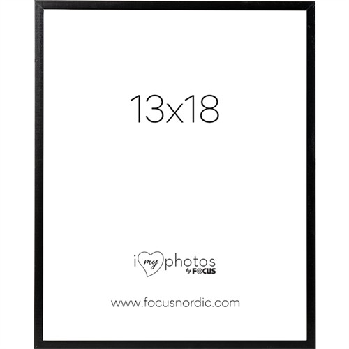 Focus Soul svart träram 13 x 18 cm