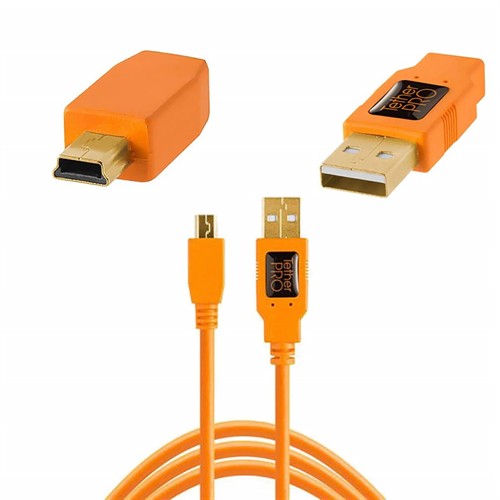 Tether Tools USB 2.0 till mini-B 4,6m