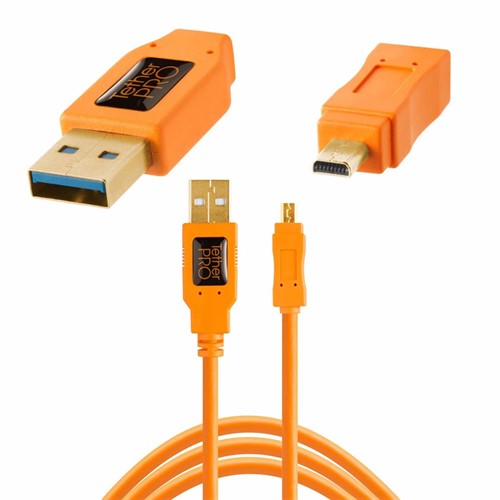 Tether Tools USB 2.0 A till mini-B 4,6m