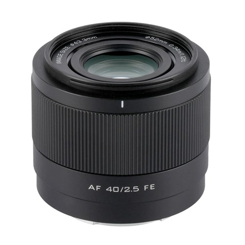 Viltrox 40/2,5 AF till Sony FE